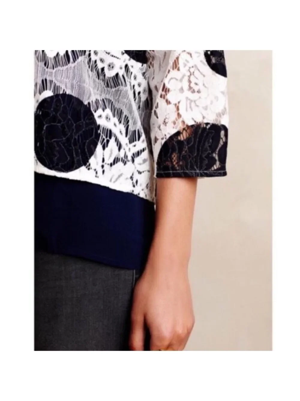 Anthropologie blue white